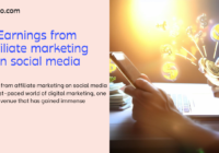 Earnings from affiliate marketing on social media
