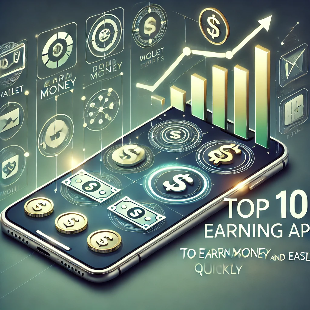 Top 10 Earning Apps to Earn Money Quickly and Easily